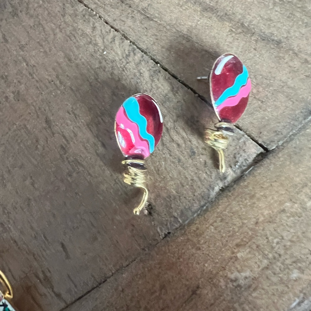 Lunch at the Ritz Balloon Earrings